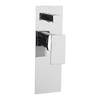 Diverter Contemporary Rectangular Built in Diverter With Pressure Balance Cartridge, Rough-In Valve Included Remer Z09US